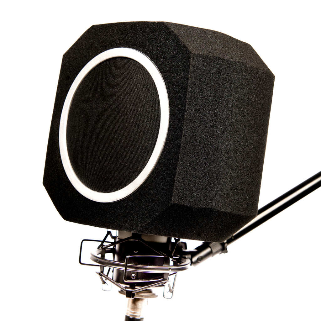 Microphone Isolation Shield with High-Density Foam – Adjustable Sound Absorbing Mic Shield for Podcasting, Streaming, Voice Recording, Vlogging – Fits Most Microphone Sizes
